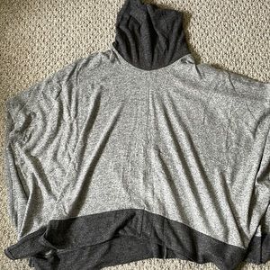 Incredibly soft shades of gray tunic poncho from White House black market